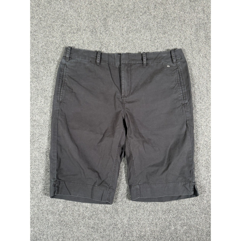 G1 Paper Twill Basic Goods 124.91 Chino Shorts Womans 14 Gray 11"